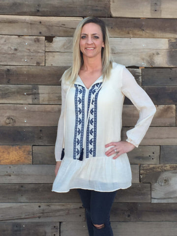 Tassels and Lace Tunic - Everyday Eden