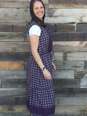 Navy Sleeveless Dress - Everyday Eden