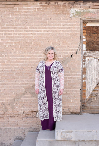 Crochet Plus Size Duster - Everyday Eden